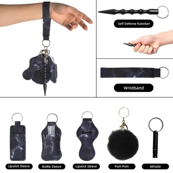 ๐ 8 pc Self defense keychain - Picture 3 of 7